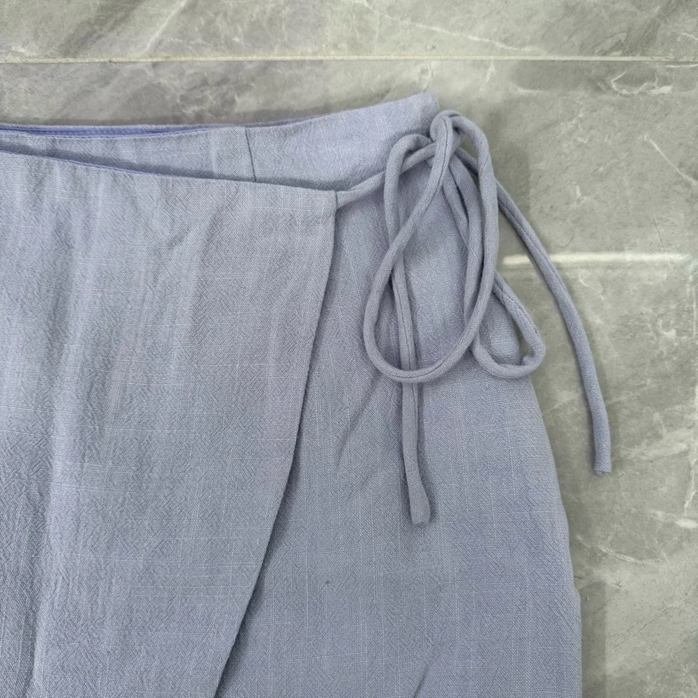 Women’s Altar’d State Wrap Side Tie Mini Skirt Small - Picture 2 of 16